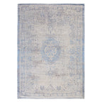 Vintage floor rug - Fading World Medallion Blue 9065