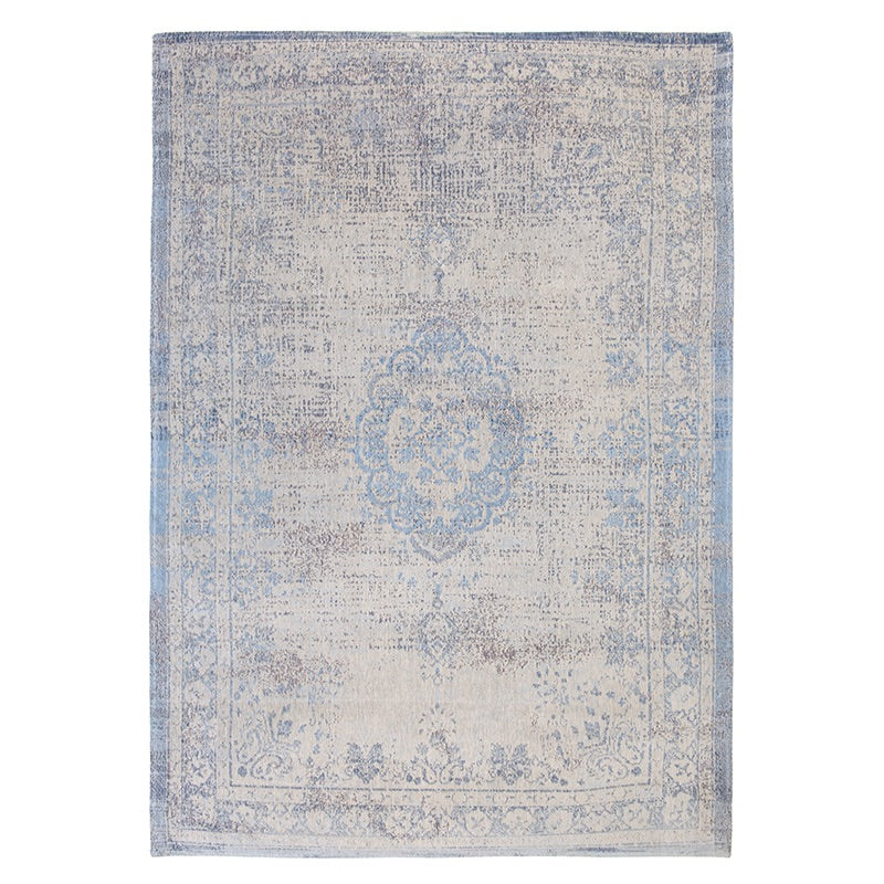Vintage floor rug - Fading World Medallion Blue 9065
