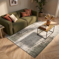 Tapis abstrait - Rusty Green