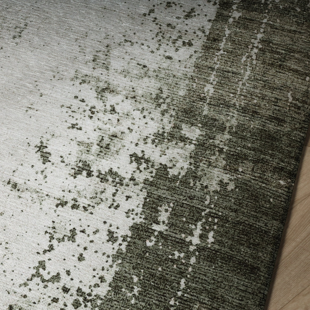 Tapis abstrait - Rusty Green