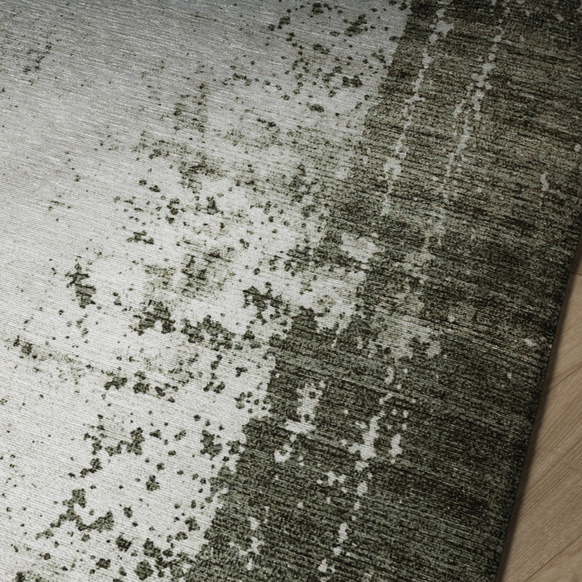 Tapis abstrait - Rusty Green
