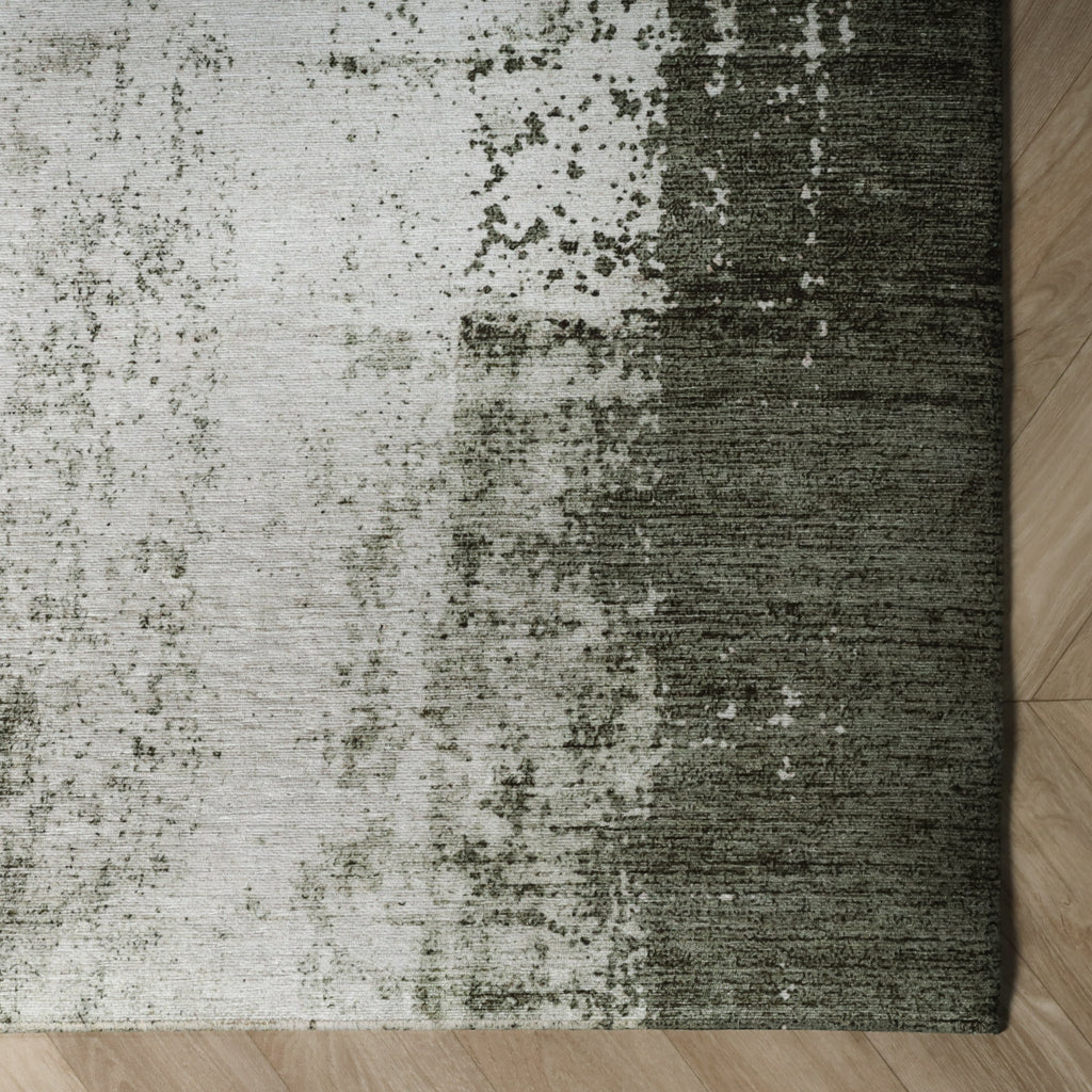 Tapis abstrait - Rusty Green
