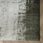 Tapis abstrait - Rusty Green