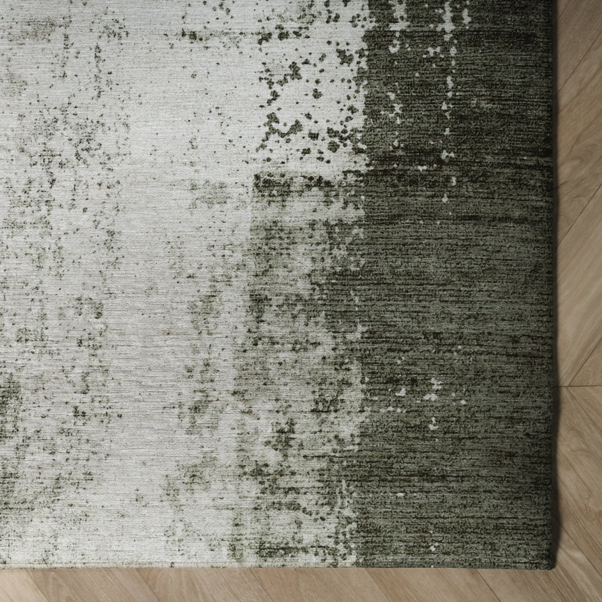 Tapis abstrait - Rusty Green
