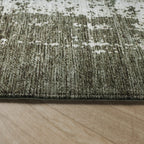 Tapis abstrait - Rusty Green