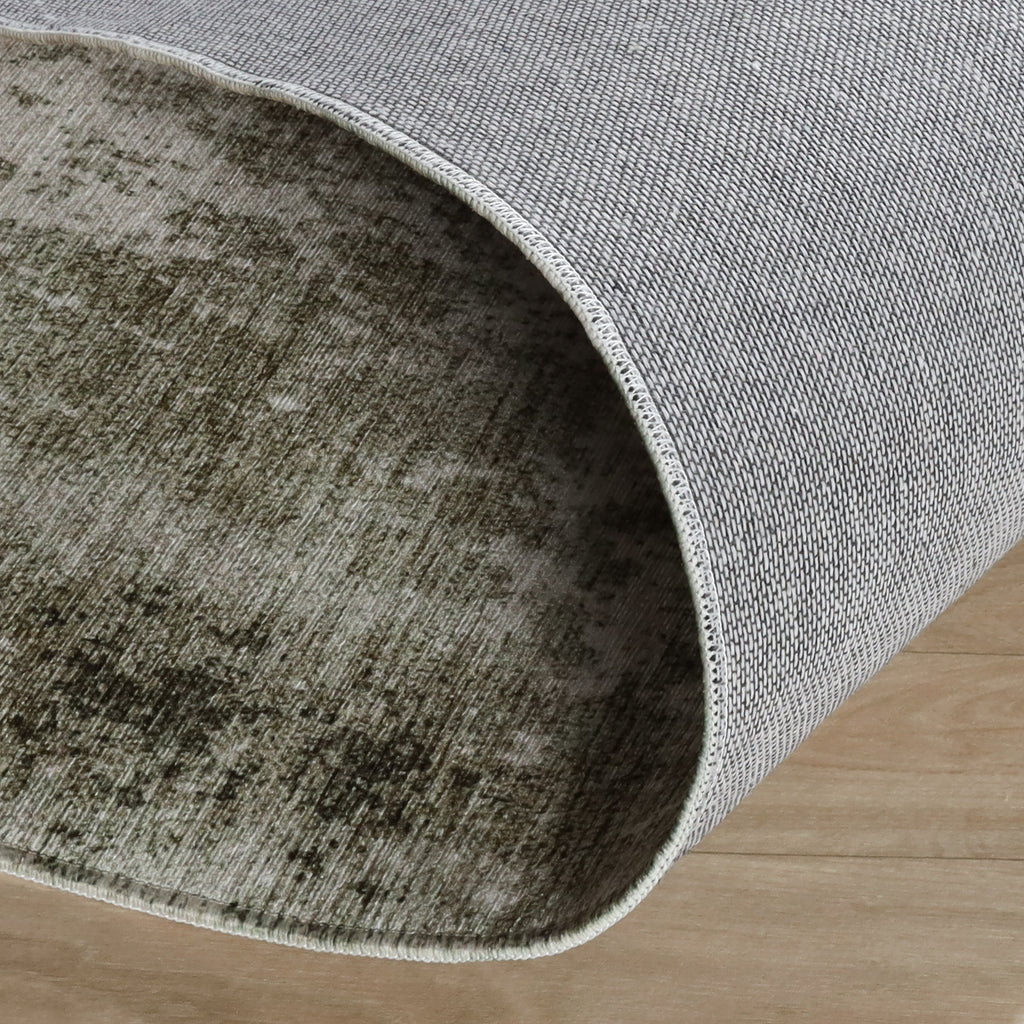 Tapis abstrait - Rusty Green