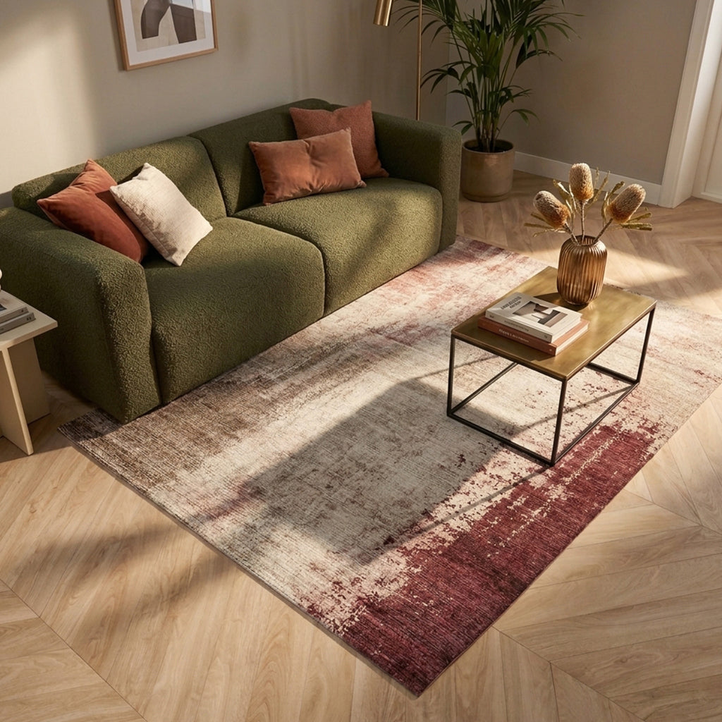 Abstract rug - Rusty Multicolour