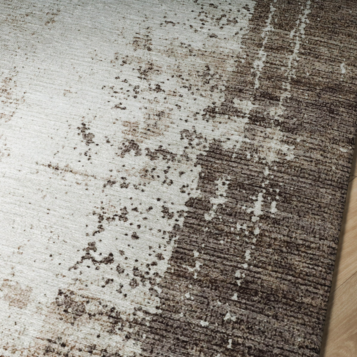 Tapis abstrait - Rusty Taupe