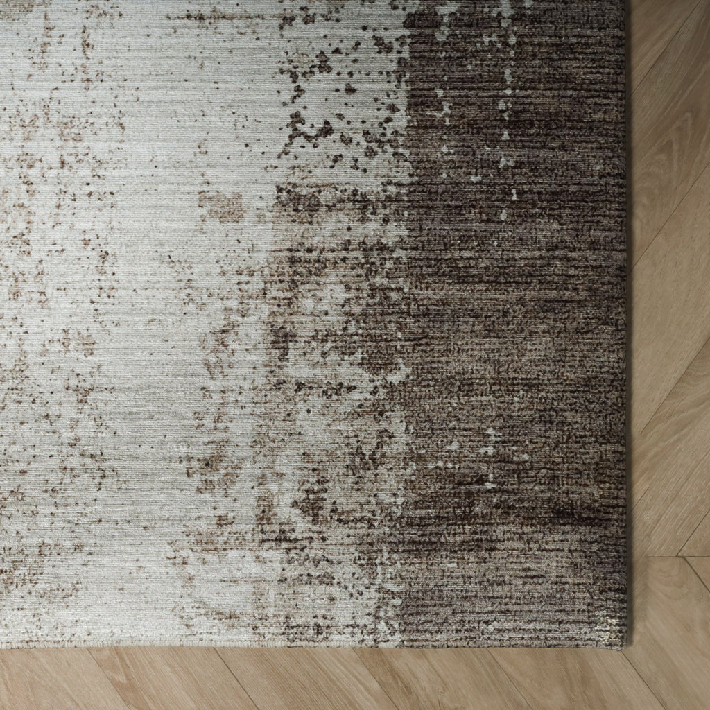 Tapis abstrait - Rusty Taupe