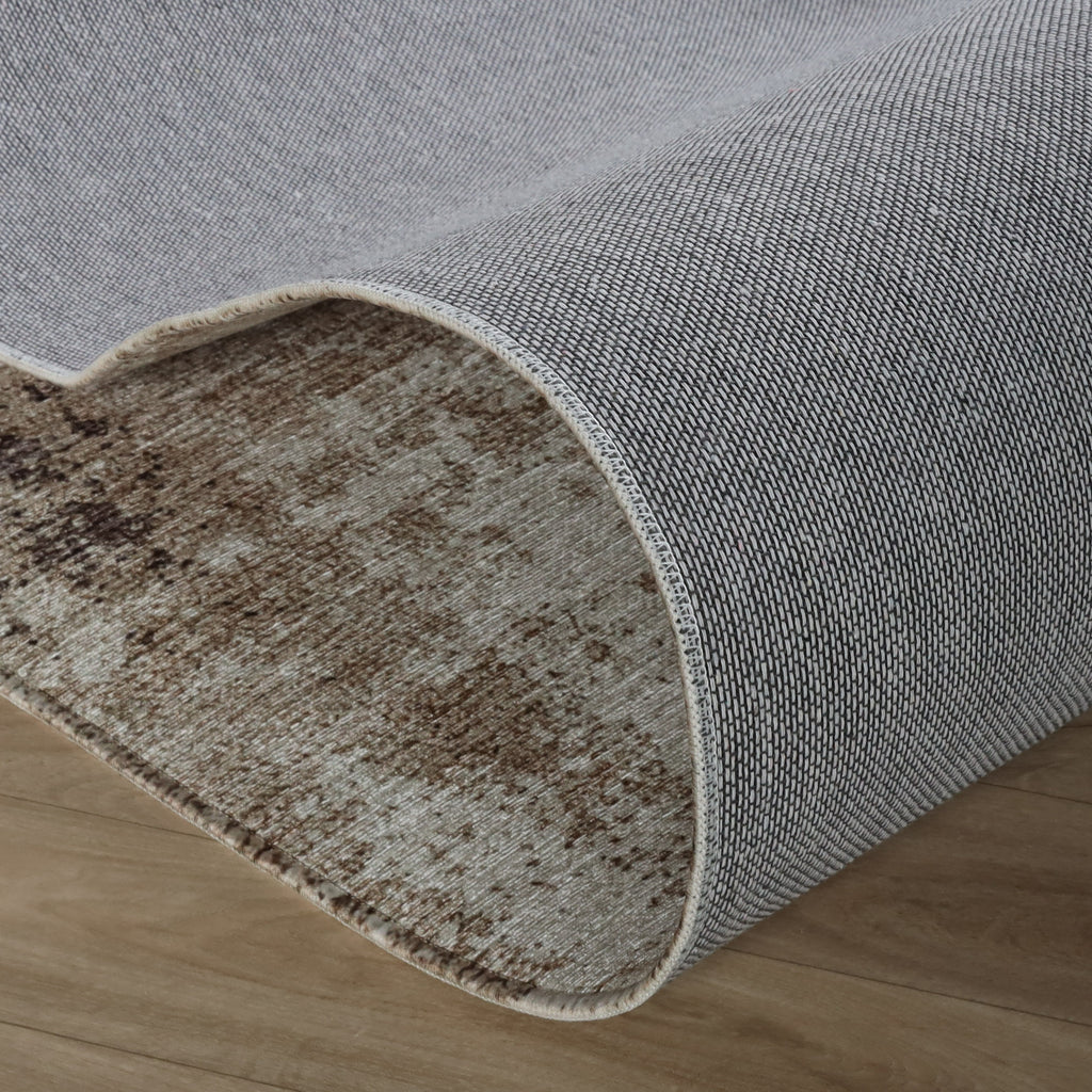Tapis abstrait - Rusty Taupe
