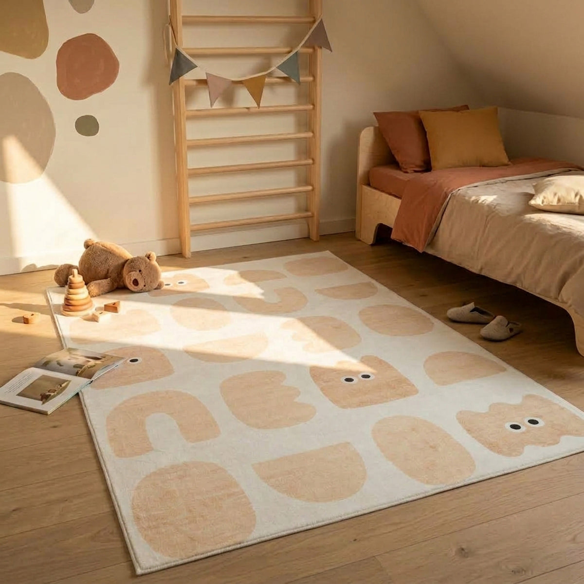 Tapis pour chambre d'enfant - Pip Stripes Beige