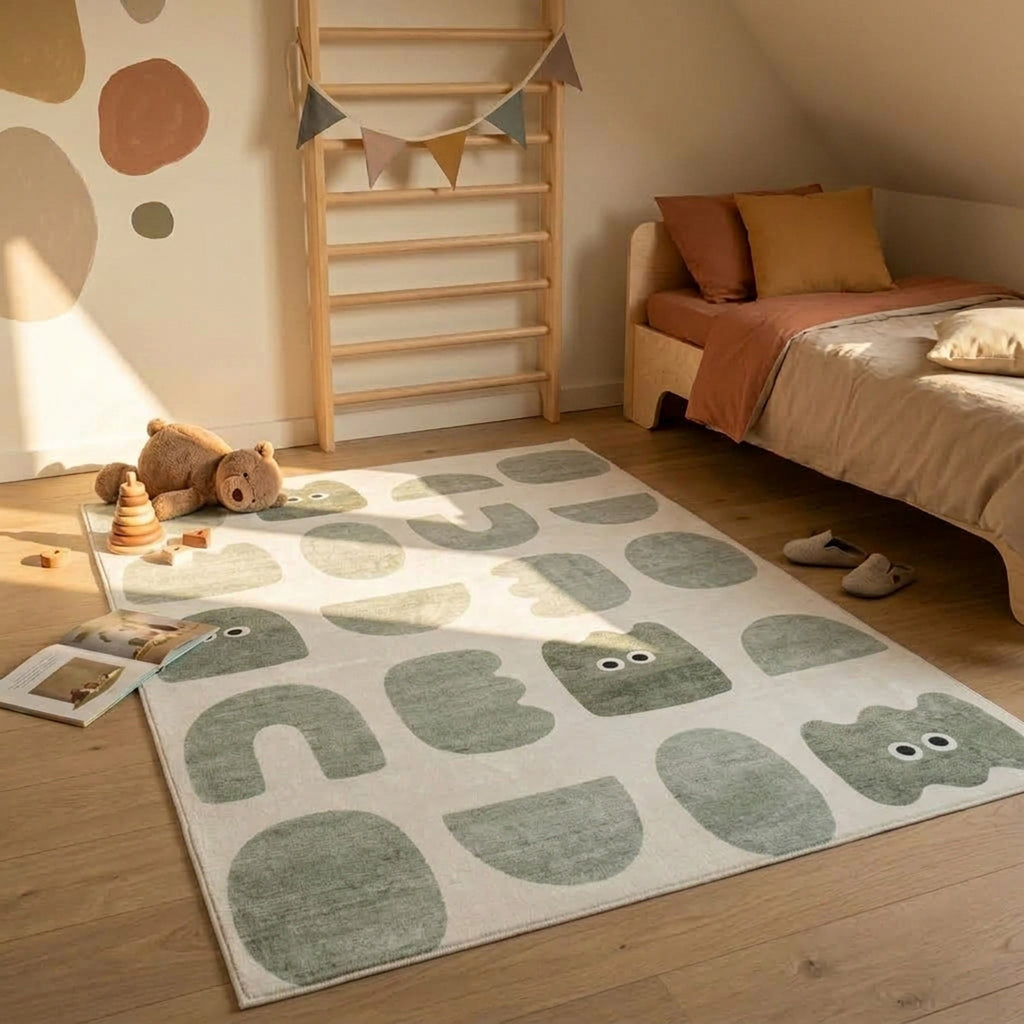 Tapis pour chambre d'enfant - Pip Shapes Vert