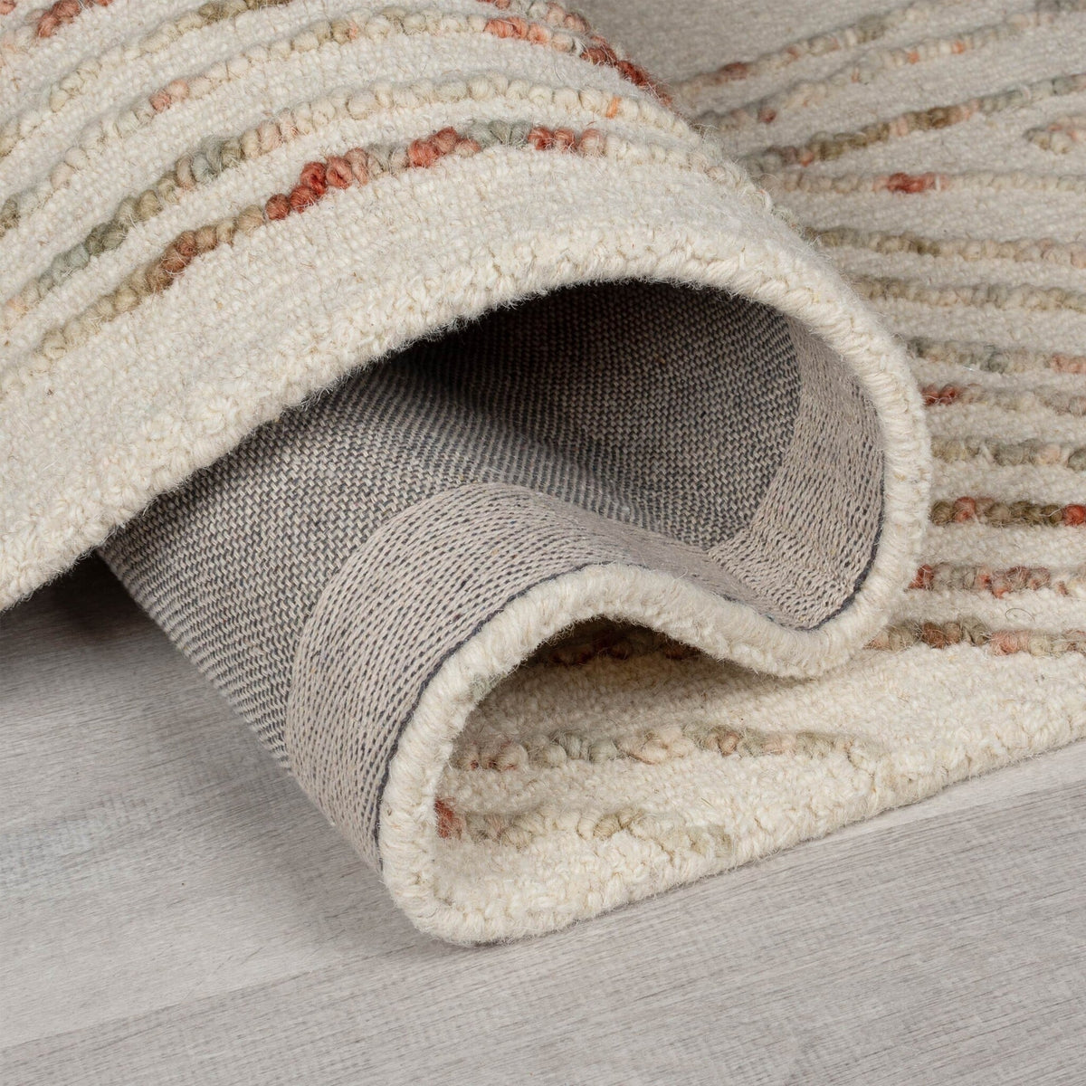 Abstract floor rug - Maceo Swirl Cream/Multi
