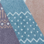 Round children's floor rug - Lucy Bergen Multicolor