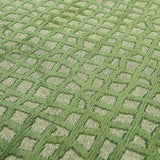 Round modern floor rug - Structures Trammel 9249
