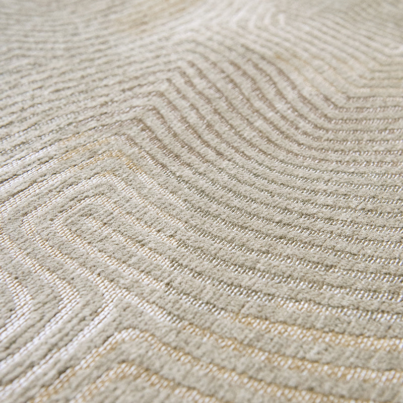 Round modern floor rug - Meditation Coral 9229 Beige