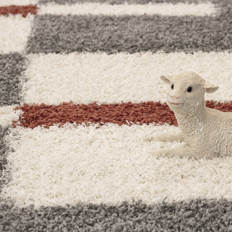 High-Pile Stair Runner - Gala Terra