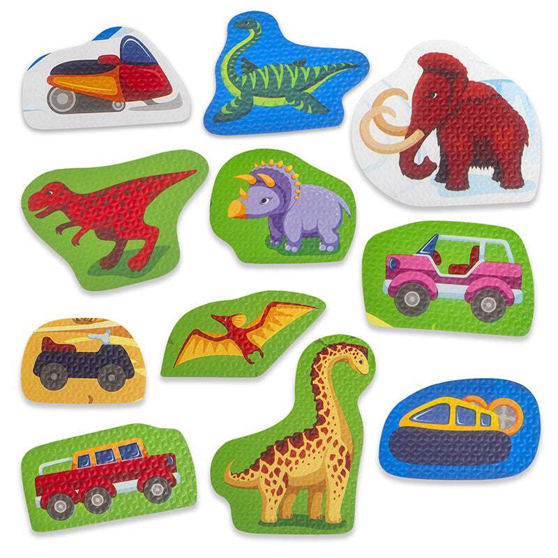 Foam puzzelmat - Max Dino Safari Multicolor