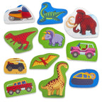 Foam puzzelmat - Max Dino Safari Multicolor