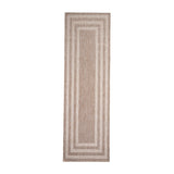 Balcony Rug - Sierra Frame Beige/Cream