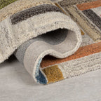 Wool floor rug - Rusho Multicolor