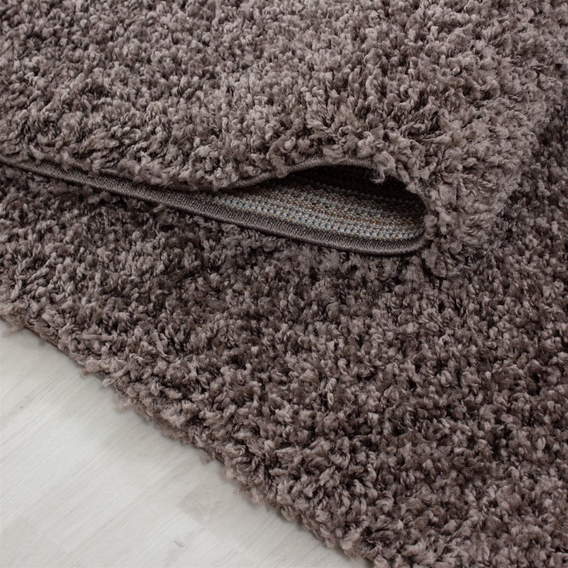 High pile floor rug - Sade Taupe