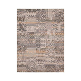 Wool patchwork floor rug - Olympus 4000 Taupe