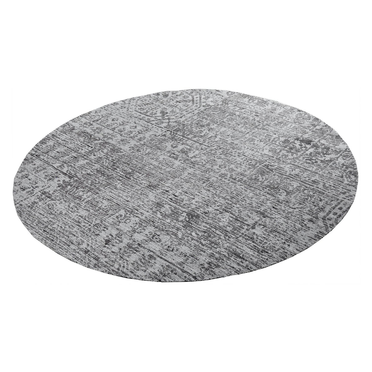 Round Wool Rug - Mathis Grey