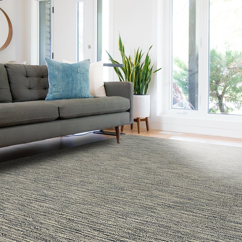 Wool floor rug - Wilena Grey/Green