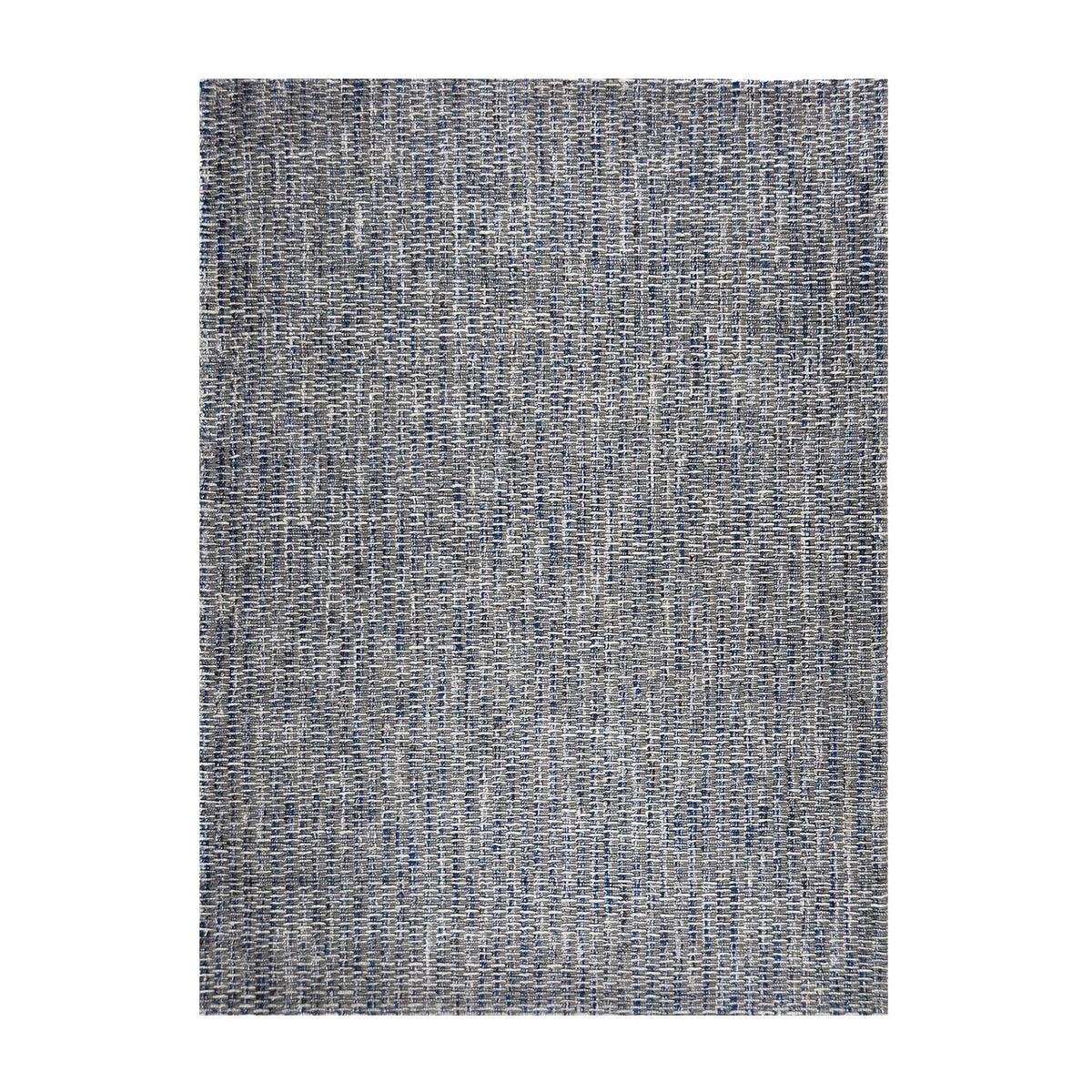 Flat woven floor rug - Henri Blue