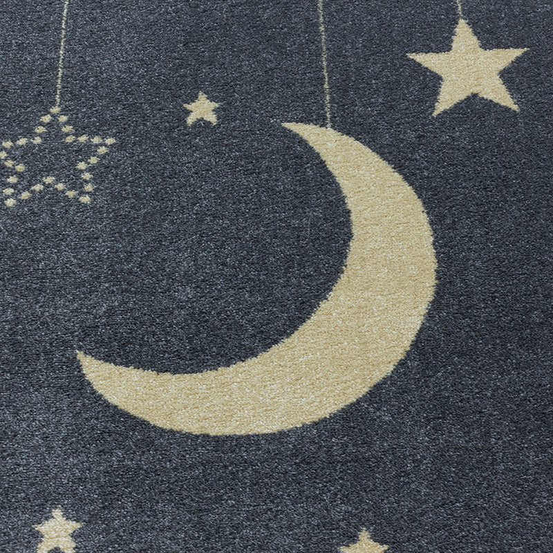 Children's Floor Rug - Fleurtje Moon Yellow