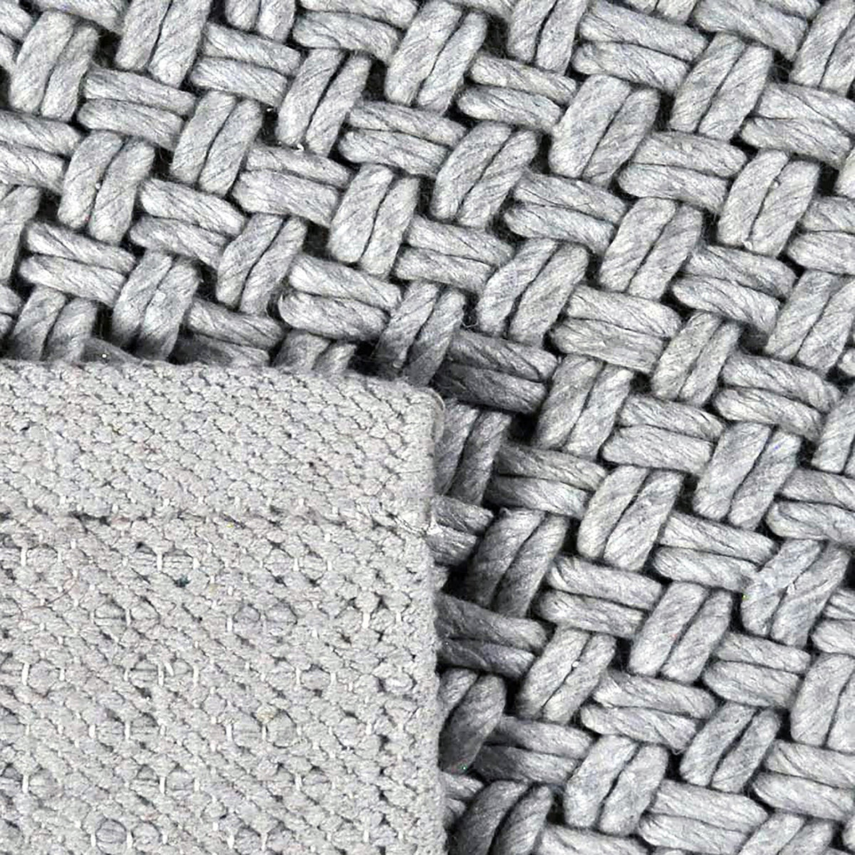 Wool Floor Rug - Brienne Light Grey