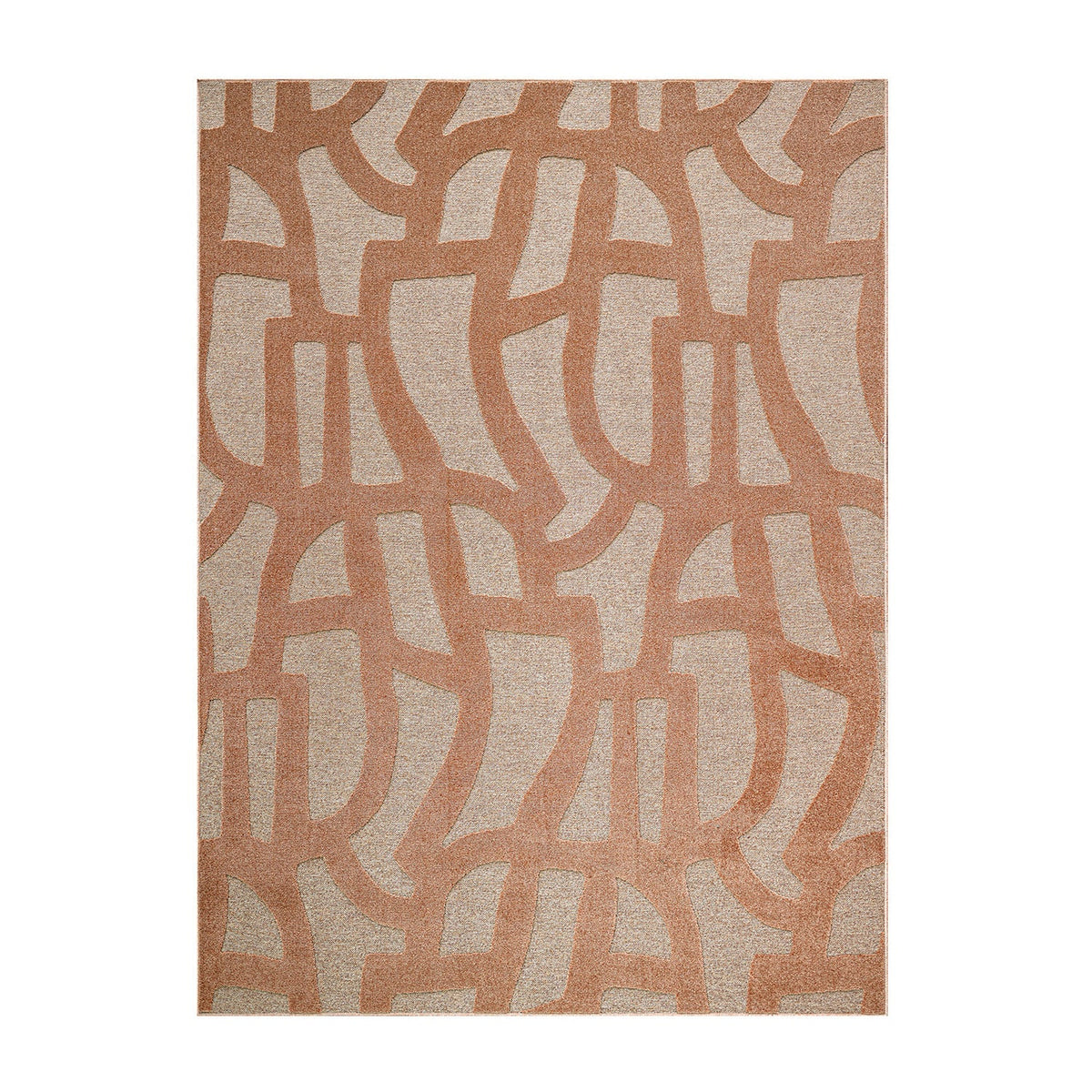 Modern Floor Rug - Thor Red 1111