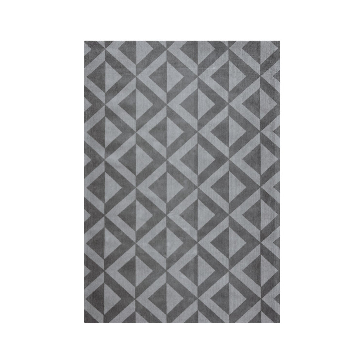 Geometric floor rug - Colette Grey