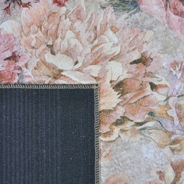 Round Floral Rug - Fleur Multi