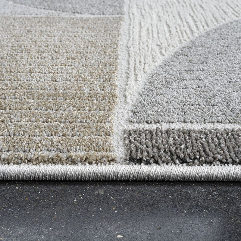 Round Modern Floor Rug - Verwood 6191