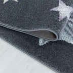 Kids floor rug - Fleurtje Dragon Blue
