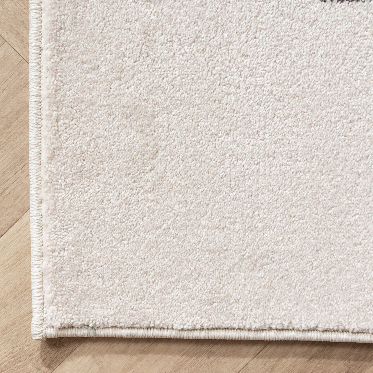Kids Room Rug - Bowie Car Cream