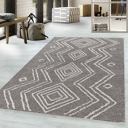 Berber floor rug - Thama Raviel Black