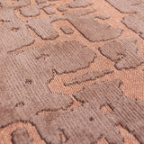 Round modern floor rug - Structures Baobab 9199