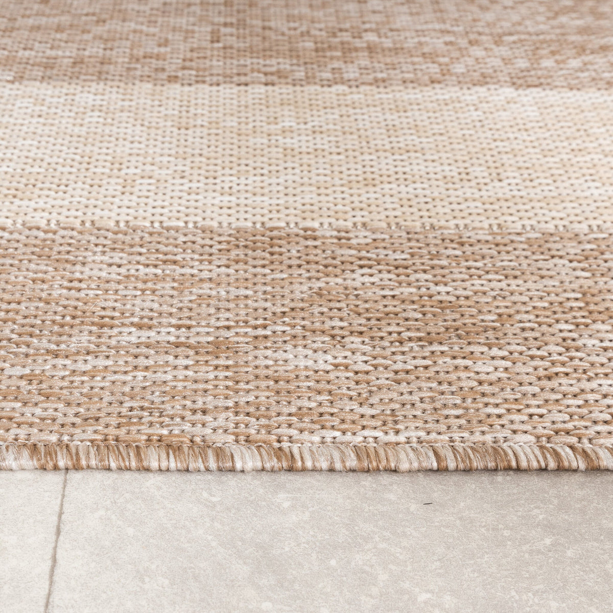 Outdoor Rug – Sierra Border Beige/Cream