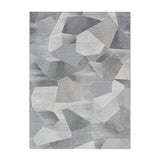 Abstract Floor Rug - Axil Grey 6979
