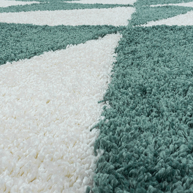 High pile floor rug - Tuggy Blue
