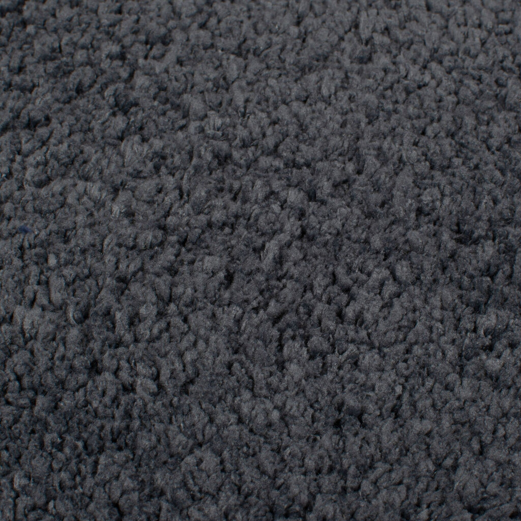 Round shaggy floor rug - Farenzo Grey