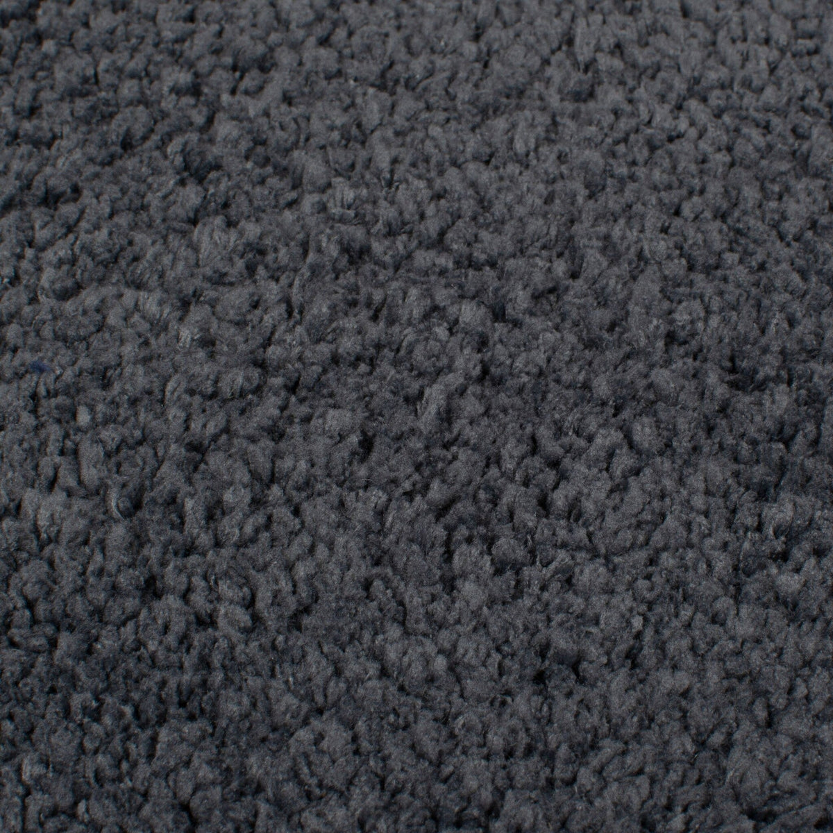 Round shaggy floor rug - Farenzo Grey