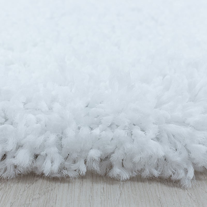 High-pile floor rug - Softy White
