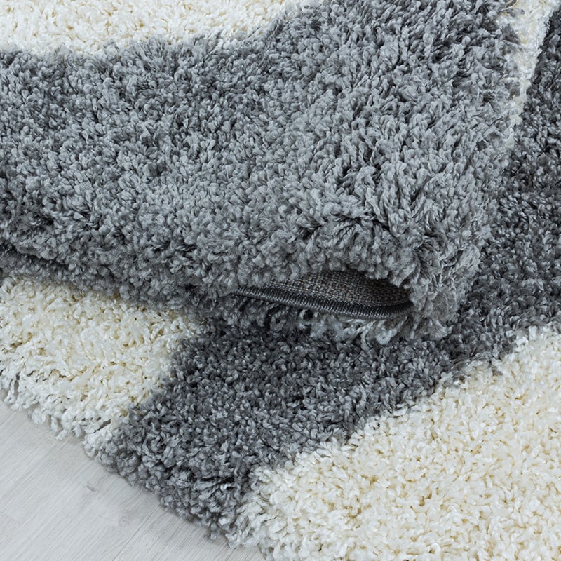 High-pile floor rug - Tuggy Grey