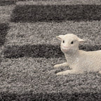 High pile floor rug - Gala Grey