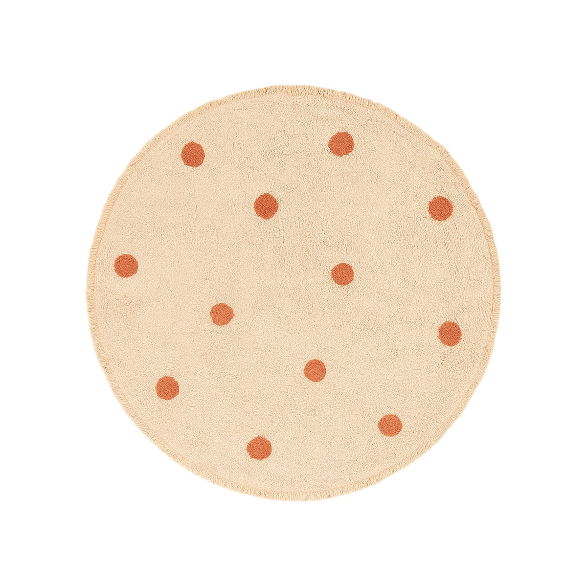 Round Kids Room Rug – Lou Dots Terra