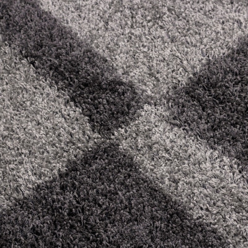 High pile floor rug - Gala Grey